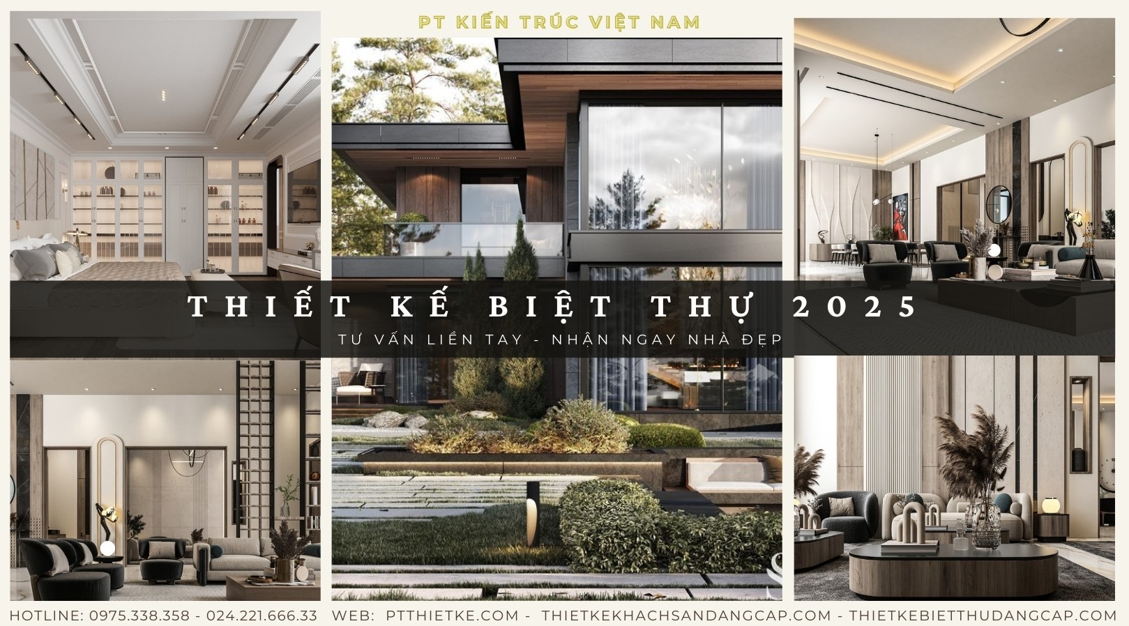 Thiết kế biệt thự chuyên nghiệp- PT Kiến Trúc Việt Nam