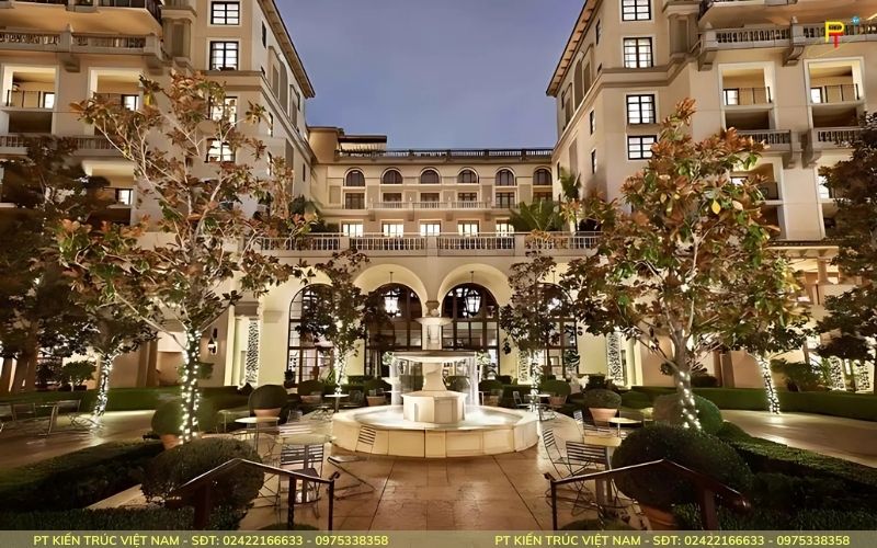 Sự kết hợp giữ sang trong và tinh tế trong thiết kế của Beverly Hills hotel