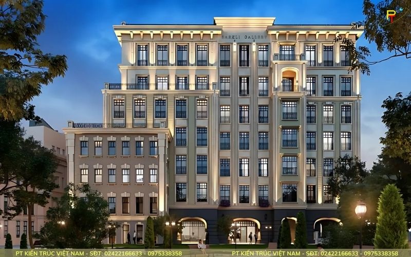 Thiết kế linh hoạt phù hợp với diện tích xây dựng hợp lý