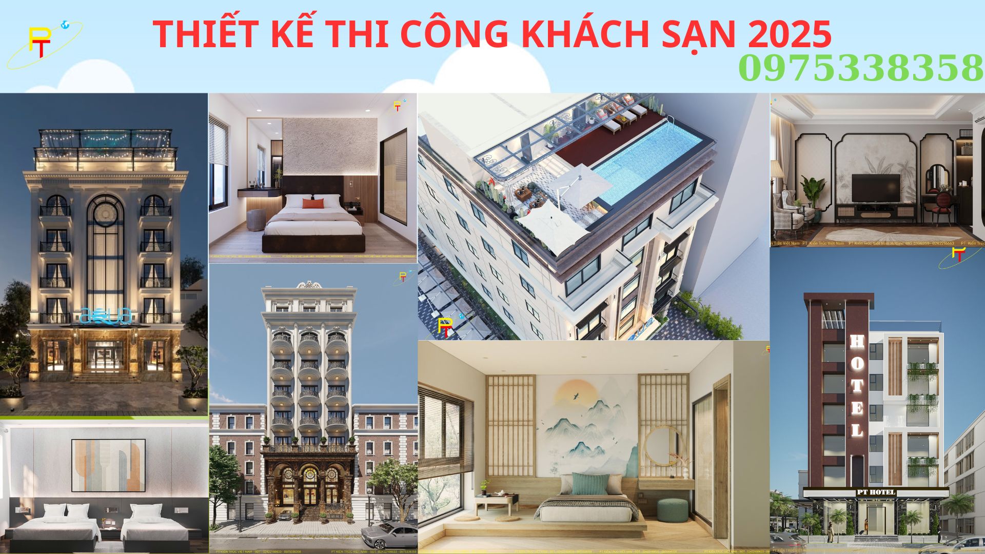 ĐỚN GIÁ THIẾT KẾ KHÁCH SẠN 2025