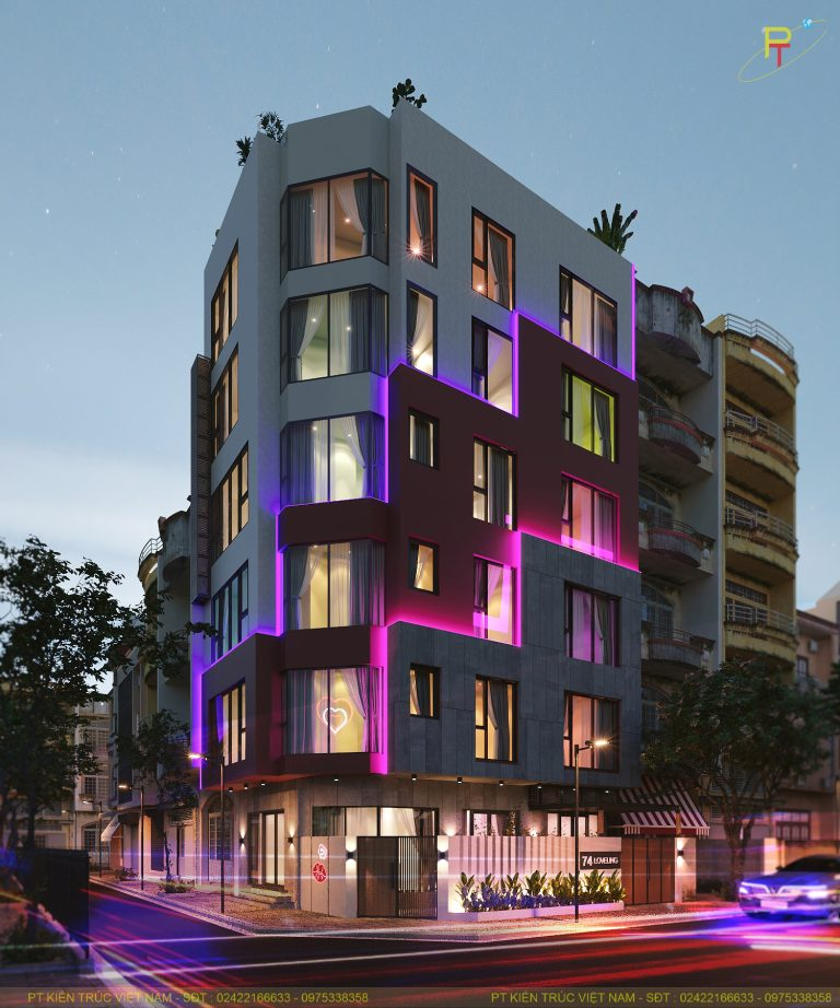 Thiết kế khách sạn tình yêu Loveling Hotel