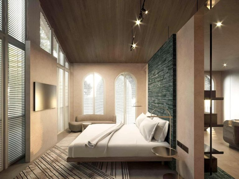 Thiết kế nội thất phòng ngủ khách sạn Hai Long Hotel đầy đủ tiện nghi
