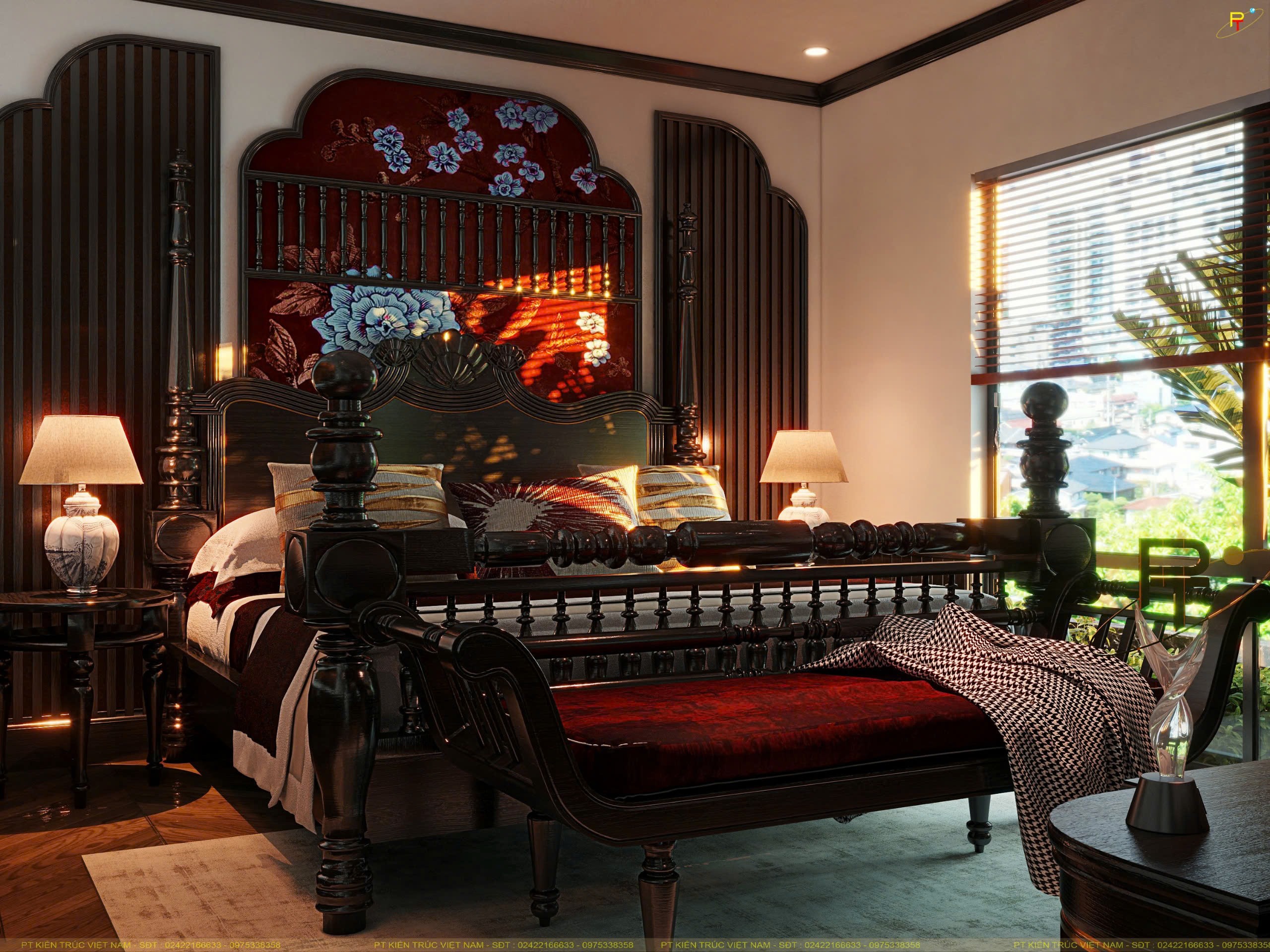 Thiết kế khách sạn nột thất indochine